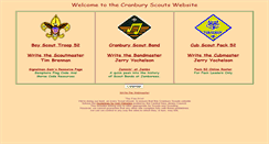 Desktop Screenshot of cranburyscouts.org